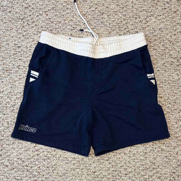 Prince Blue and White Athletic Shorts - Picture 1 of 4